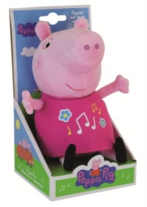 Peluche Peppa Pig Musicale et Lumineuse - 25 cm